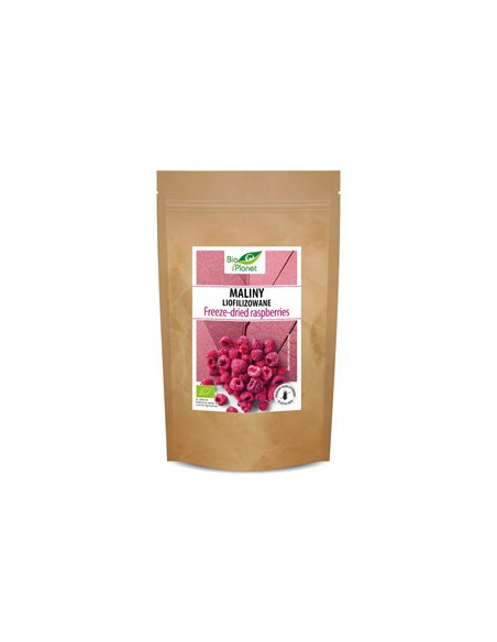 Maliny liofilizowane Bio - 30g - Bio Planet