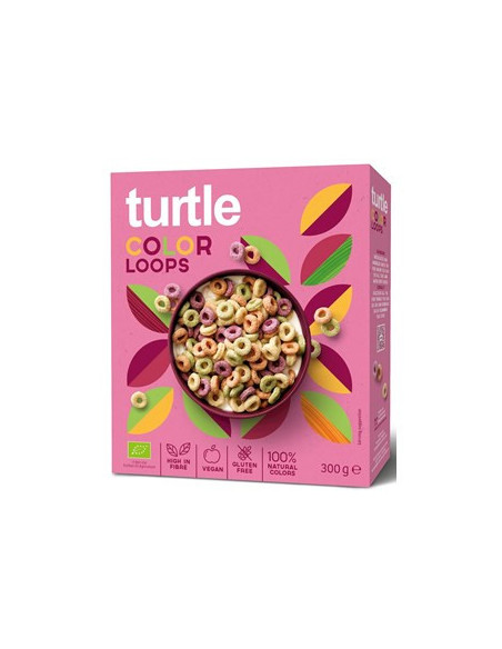 Krążki Zbożowe Kolorowe Bio Bezglutenowe - 300g - Turtle