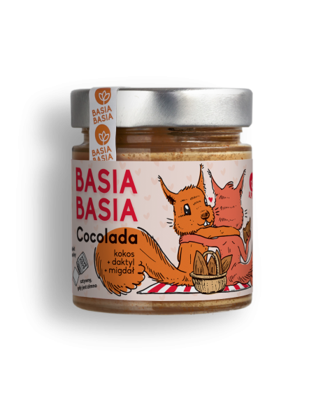 Basia Basia Czekolada kokos+daktyl+migdał - 210g - Alpi