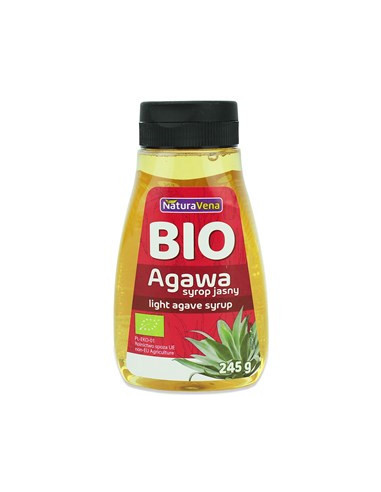 Syrop z agawy jasny BIO - 245g - Naturavena