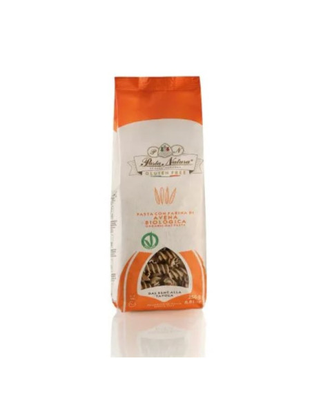 Makaron (OWSIANO-RYŻOWY) fusilli bezglutenowy BIO - 250g - Pasta Natura