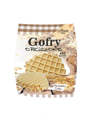Gofry orkiszowe - 65g - Ania