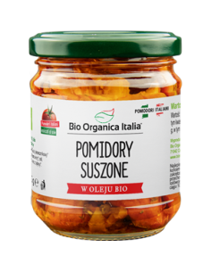 Pomidory podsuszone w zalewie olejowej bio - 190g - BIORGANICA