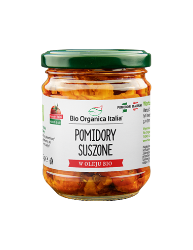 Pomidory podsuszone w zalewie olejowej bio - 190g - BIORGANICA