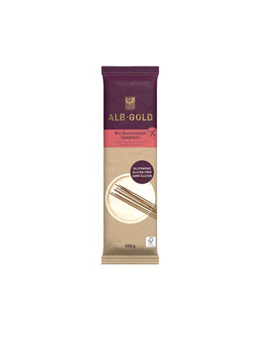 Makaron spaghetti gryczany bezglutenowy bio - 500 g - Alb-Gold