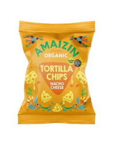 Chipsy nachosy kukurydziane o smaku serowym - 150g - Amaizin