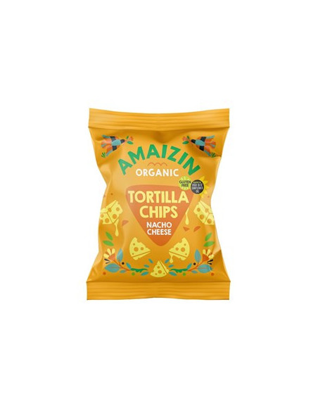 Chipsy nachosy kukurydziane o smaku serowym - 150g - Amaizin