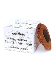 Ciastka owsiane z czekoladą i wanilią bezglutenowe - 150g - Warszawski
