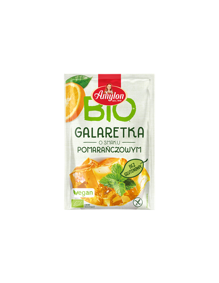 Galaretka Pomarańczowa Bio - 40g - Amylon