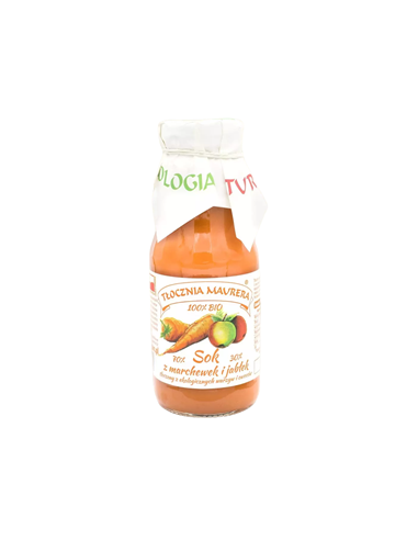 Sok z marchwewek i jabłek bio - 300ml - Tłocznia Maurera