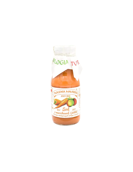 Sok z marchwewek i jabłek bio - 300ml - Tłocznia Maurera