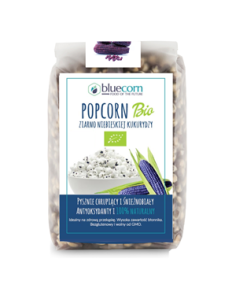 Popcorn z niebieskiej kukurydzy bio - 350g - Bio Planet