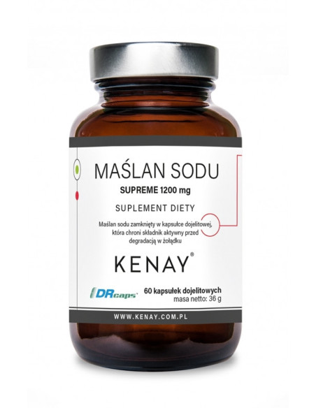 Maślan sodu Supreme 1200mg - 60kaps - Kenay