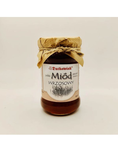 Miód wrzosowy - 400g - Dutkowiak