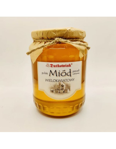 Miód wielokwiatowy - 900g - Dutkowiak
