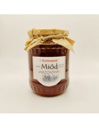 Miód wrzosowy - 900g - Dutkowiak