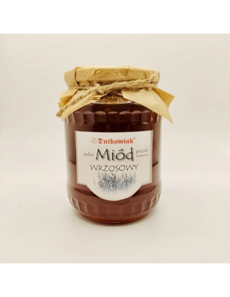 Miód wrzosowy - 900g - Dutkowiak