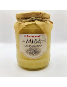 Miód rzepakowy - 900g - Dutkowiak