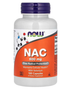 N A C 600mg - 100kaps - NOW Foods