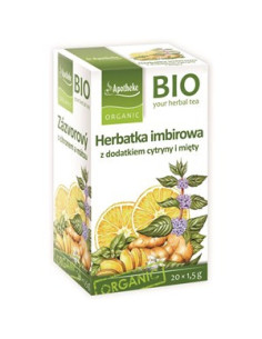 HERBATA IMBIR CYTRYNA I MIĘTA - 20x1,5g - Apotheke