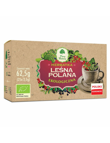 Herbatka ekologiczna Leśna polana - 25x2,5g - Dary natury