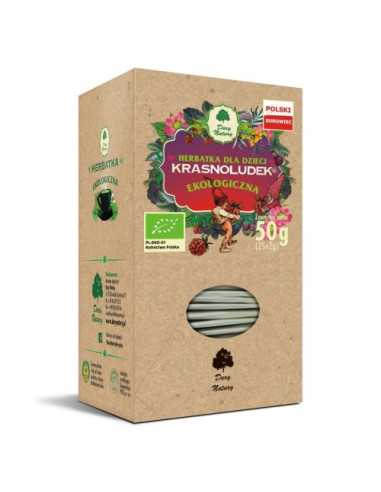 Herbatka dla dzieci krasnoludek BIO - (25x2g) 50g - Dary Natury