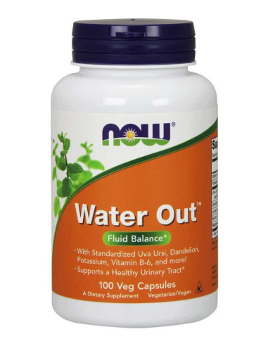 Water Out - 100kaps - Now Foods