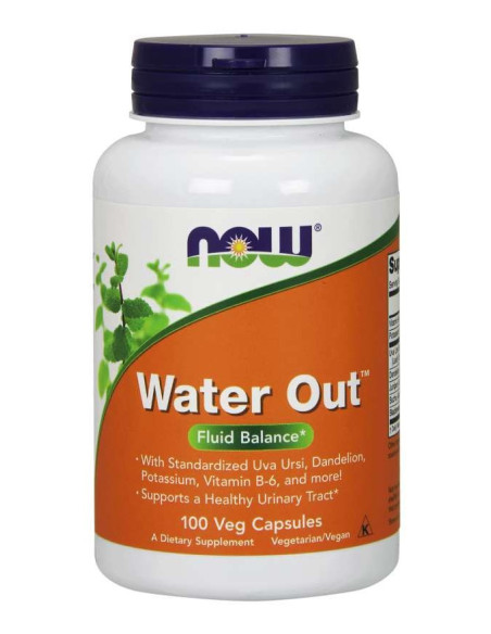 Water Out - 100kaps - Now Foods
