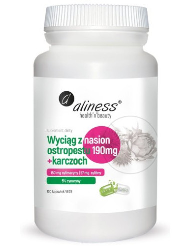 Ostropest Karczoch - 100kaps vege - Aliness