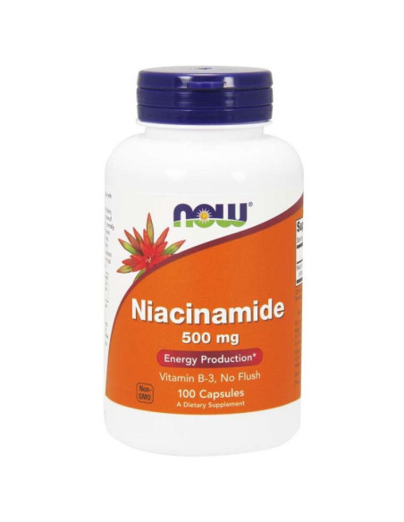 Niacynamide Wit B3 500mg - 100tabl - NOW