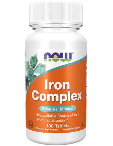 Iron Complex - 100tabl - Now Foods
