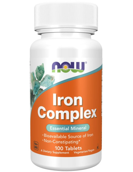 Iron Complex - 100tabl - Now Foods