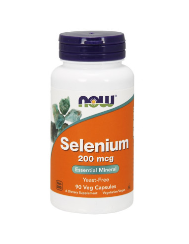 Selenium 200mcg - 90kapsułek - Now
