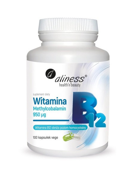 Witamina B12 950mg - 100kaps - Aliness