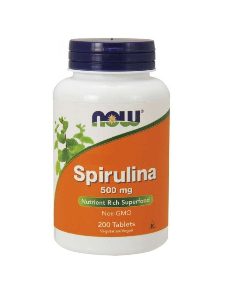 Spirulina 500mg - 200tabl - NOW