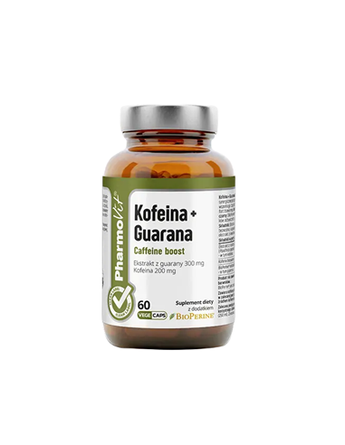 KOFEINA + GUARANA  - 60kaps - Pharmovit