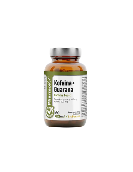 KOFEINA + GUARANA  - 60kaps - Pharmovit