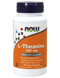 L -Theanine 100mg - 90kaps - Now Foods