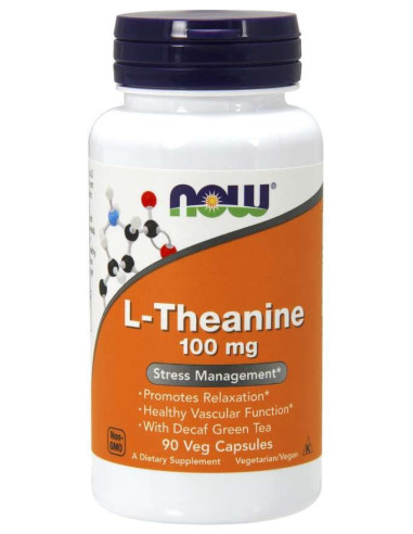 L -Theanine 100mg - 90kaps - Now Foods