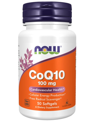 Koenzym Q10 100mg - 50kaps - Now Foods