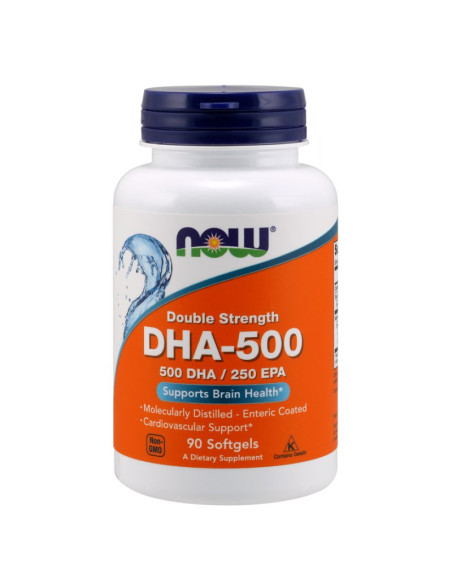 DHA 500mg EPA 250mg - 90kaps - Now Foods