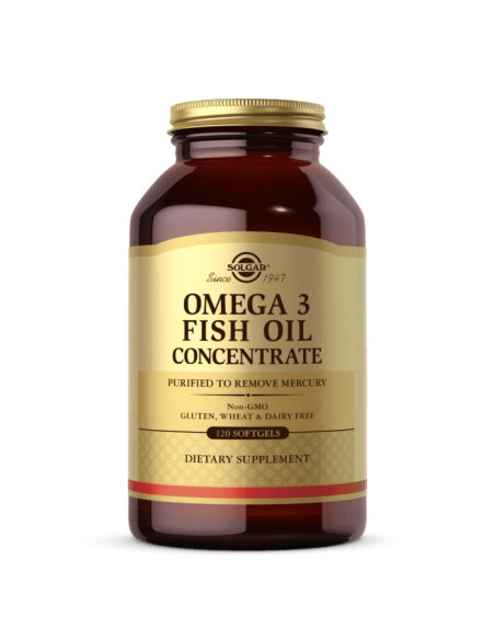 OMEGA 3 koncentrat fish oil  - 120kaps - Solgar