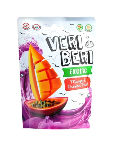 Żelki bezglutenowe mango marakuja - 50g - Veri Beri
