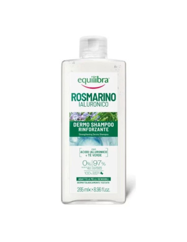 Szampon do włosów z rozmarynem i kwasem hialuronowym - 265ml - Equilibra