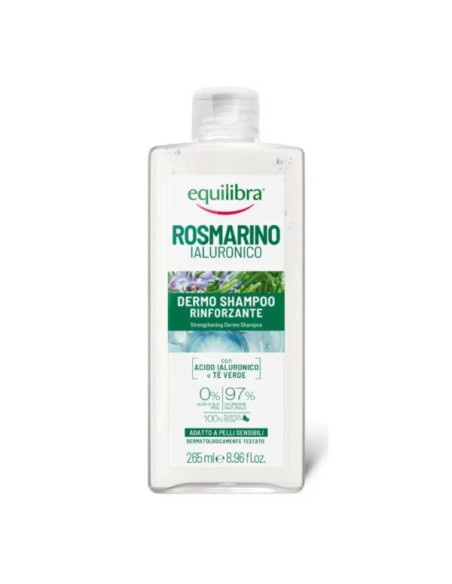 Szampon do włosów z rozmarynem i kwasem hialuronowym - 265ml - Equilibra