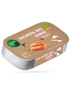 Łosoś atlantycki w sosie własnym bio - 125g (75g) - Better Fish
