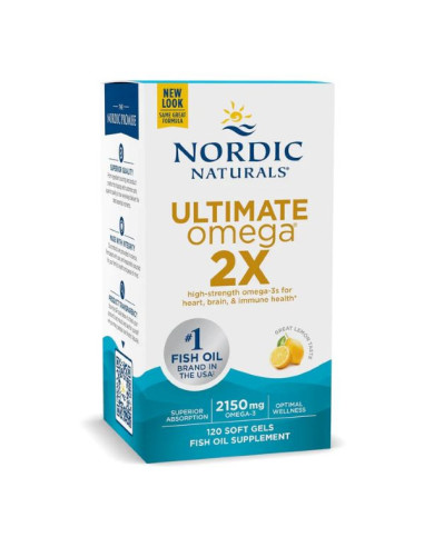 ULTIMATE OMEGA 2150mg lemon  - 120kaps - Nordic