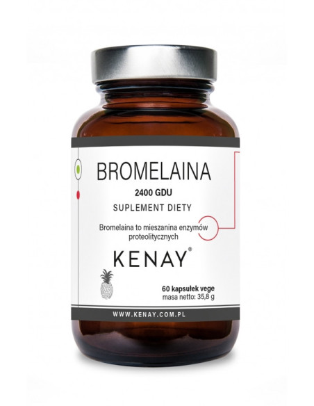 Bromelaina 2400 GDU - 60kaps Kenay
