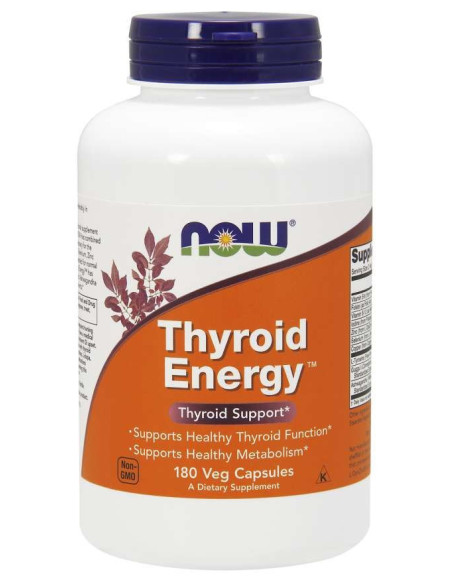 THYROID ENERGY - 180kaps - Now Foods