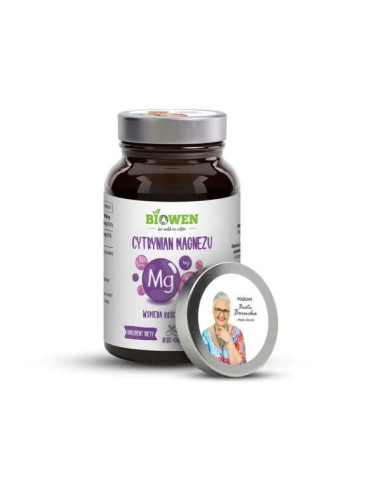 Cytrynian magnezu z B6 - 100kaps - Biowen